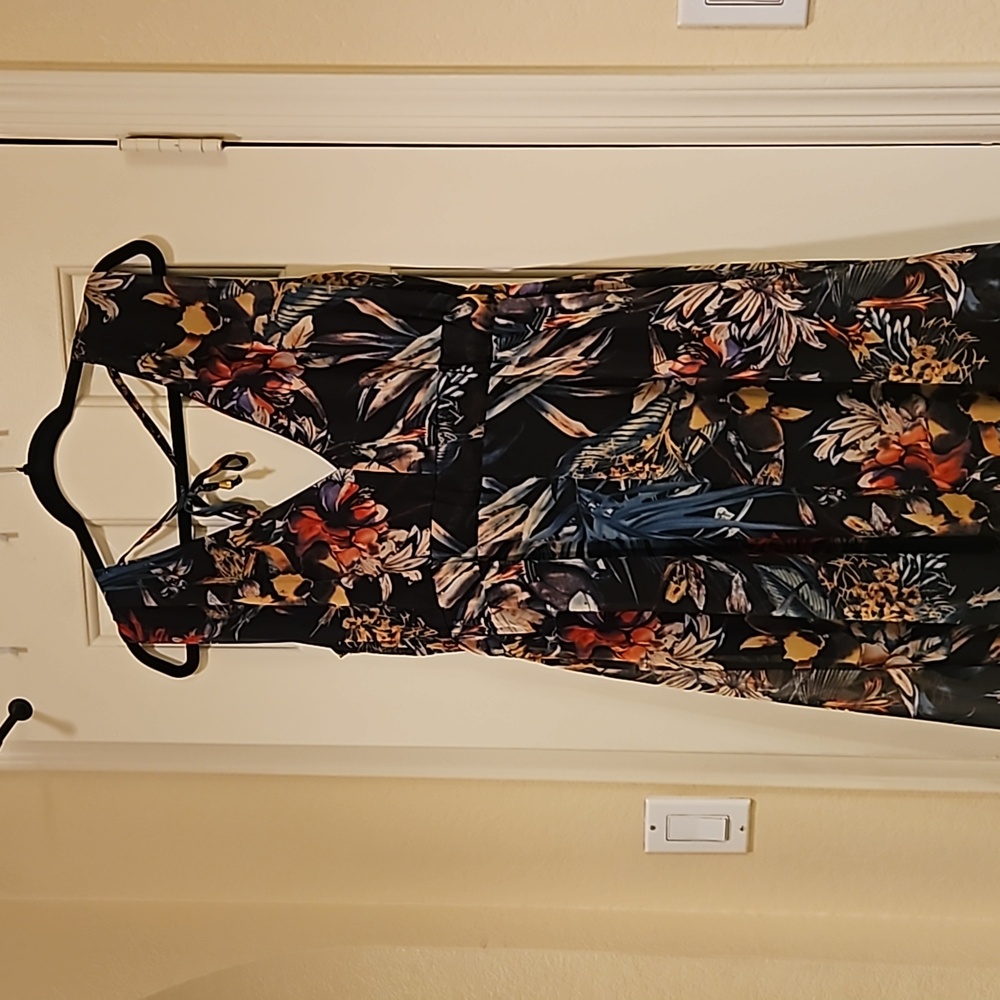 Brand unknown Long Black Floral Sundress Size 2xl - Picture 8 of 11